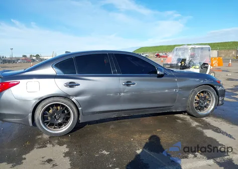 2016 Infiniti Q50 3.0T Premium from USA, damaged, VIN JN1EV7APXGM305622